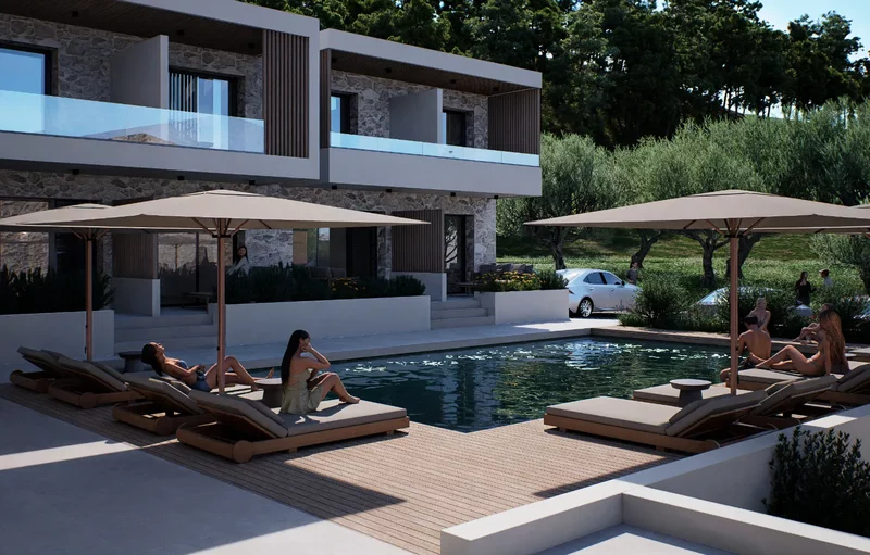 Studio 1321, Grecia, Halkidiki, Kassandra, 38mp, distanta pana la mare 300m